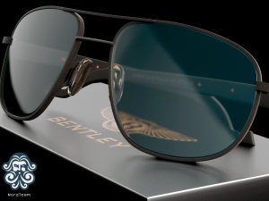 Bentley b-9030 sunglasses 3D Model