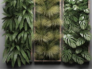wall garden 3D मॉडल
