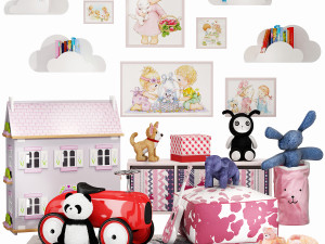 children set Model 3D