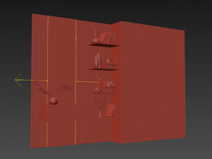 bedroom cabinet 3D मॉडल