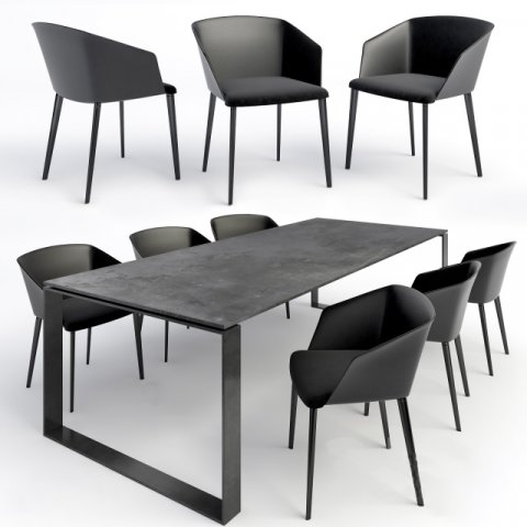 gravelli table Model 3D .c4d .max .obj .3ds .fbx .stl .blend 