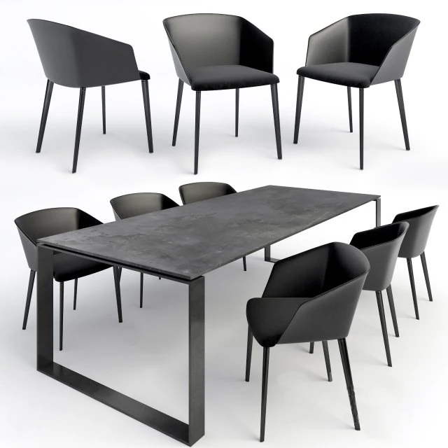 gravelli table 3D Model .c4d .max .obj .3ds .fbx .stl .blend 