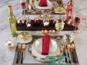 modellazione di tabelle Modello 3D