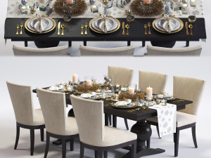 dining room set 3D Model