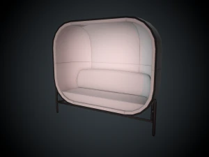 pack of chairs 3D Model