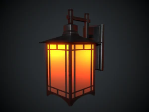 фонар 2 3D Модель