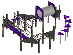 Obstacle lane 3D Model