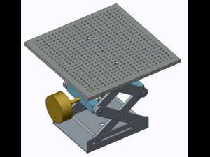 table scissor lift Modelo 3D