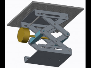 table scissor lift Modelo 3D