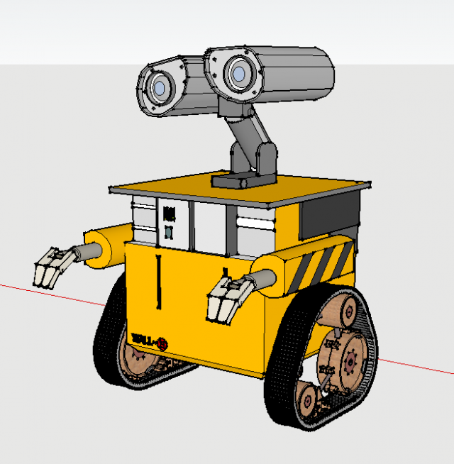 wall-e Modello 3D .c4d .max .obj .3ds .fbx .stl .blend