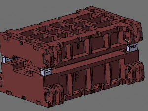 all types of dies 3D Model