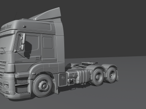 mercedes-benz axor 3D Model