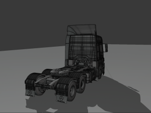 mercedes-benz axor 3D Model