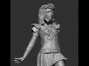 sorceress elf girl 3D Baskı Modeli
