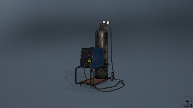 inverter welding machine 3D Model .c4d .max .obj .3ds .fbx .stl .blend 