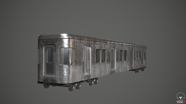 railway carriage 3D Model .c4d .max .obj .3ds .fbx .stl .blend 