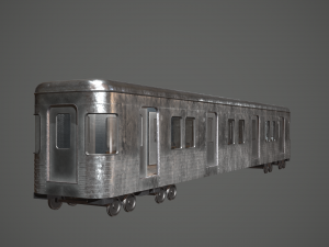 railway carriage 3D Model