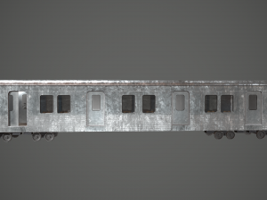 railway carriage 3D Model