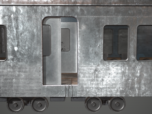railway carriage 3D Model