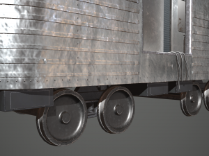 railway carriage 3D Model