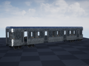railway carriage 3D Model