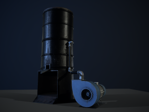 melting furnace 3D Model