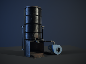 melting furnace 3D Model