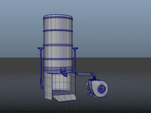 melting furnace 3D Model
