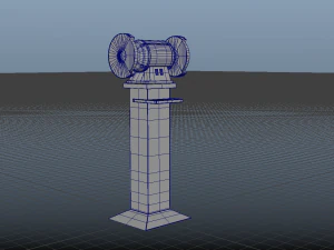 चक्की 3D मॉडल