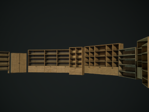 kitbash cupboard 3Dモデル
