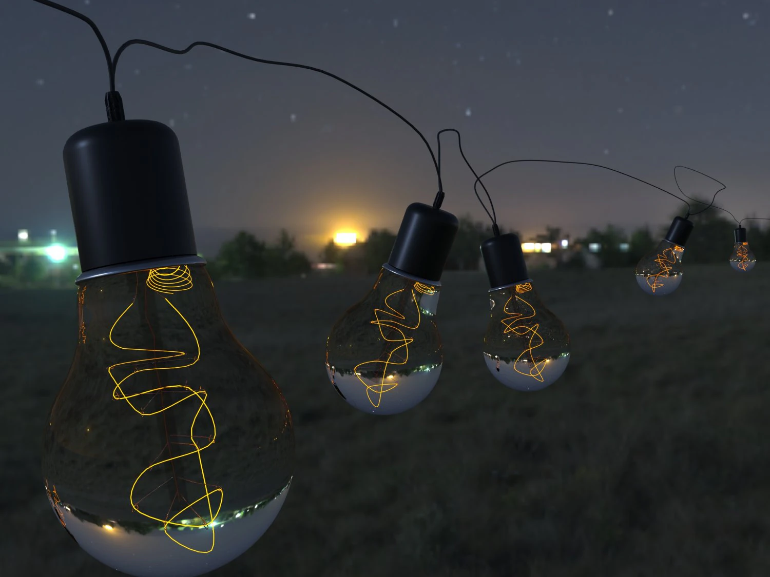 lamp edison 3D Model .c4d .max .obj .3ds .fbx .stl .blend 