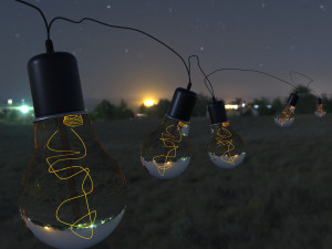 lamp edison Modèle 3D