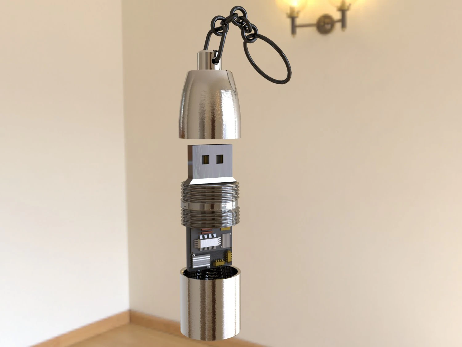usb flash 3D Model .c4d .max .obj .3ds .fbx .stl .blend 