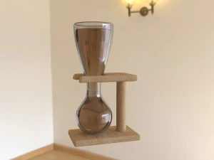 szklanka piwa Model 3D