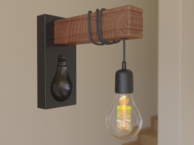 wall light Modelo 3D .c4d .max .obj .3ds .fbx .stl .blend 