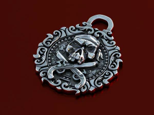 кулон пірати карибського моря 3d друк моделі 3D Принт Модель