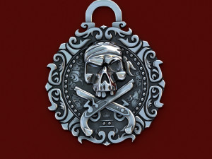 pendant pirates of the caribbean 3d print model 3Dプリントモデル