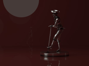pirate sculpture 3d print model 3D Print Model
