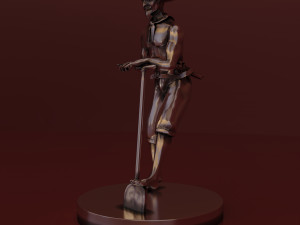 pirate sculpture 3d print model 3D Print Model