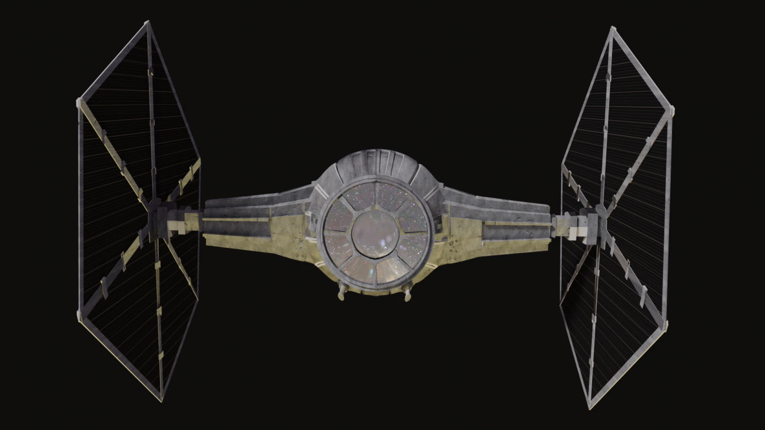 star wars tie fighter 3D Model .c4d .max .obj .3ds .fbx .stl .blend