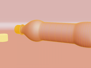 mineral water bottle 3D मॉडल