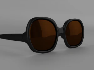 damskie okulary przeciwsłoneczne Model 3D