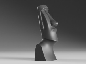 Moai Model Cetak 3D