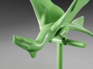 Small dragon figurine 3D Print Model