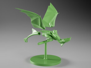 Small dragon figurine 3D Print Model