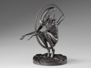 Alien praetomorph 3D-printmodel