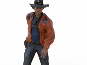 cowboy 3D Model