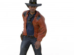 cowboy Modello 3D