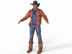 cowboy 3D Model