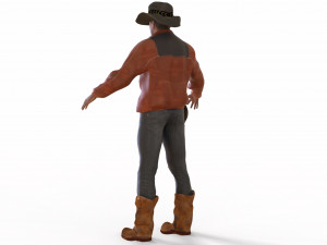 cowboy 3D Model